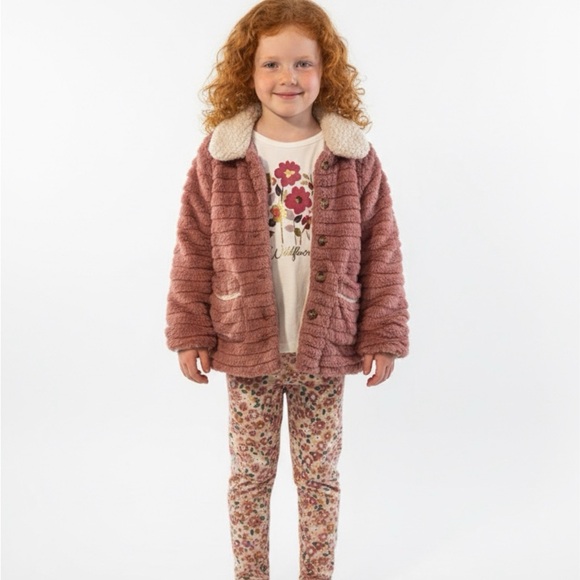 Little Lass Pink and White Outfit Set - Picture 3 of 6